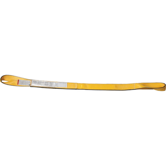 Nylon Slings, Single Ply, Twisted Eye, Type 4, 1" W x 10' L, 1600 lbs. Vertical Load Limit