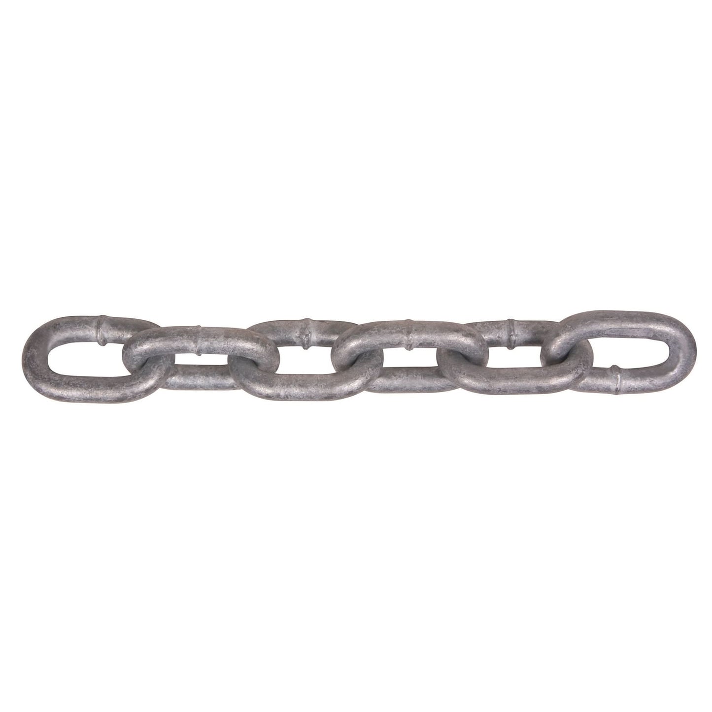 Hot-Dipped Galvanized Chains, Carbon Steel, 3/8" x 45' (13.7 m) L, Grade 30, 2650 lbs. (1.325 tons) Load Capacity
