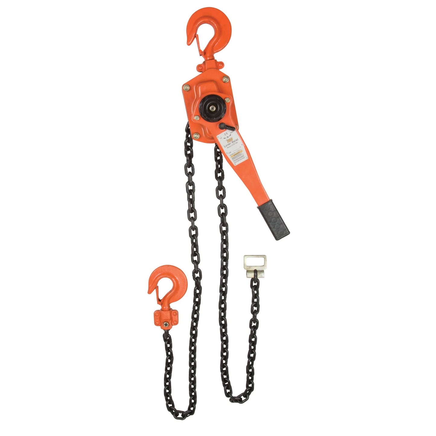 Lever Chain Hoist, 10' Lift, 12000 lbs. (6 tons) Capacity, Alloy Steel Chain