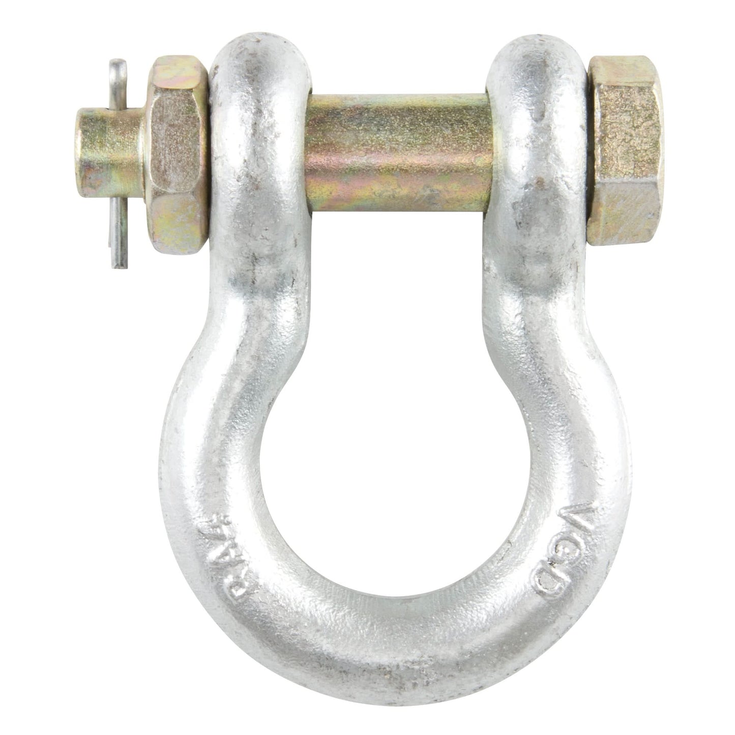 Bolt Type Anchor Shackle, 2", Bolt Type, Hot Dip Galvanized