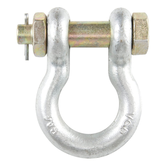 Bolt Type Anchor Shackle, 2", Bolt Type, Hot Dip Galvanized