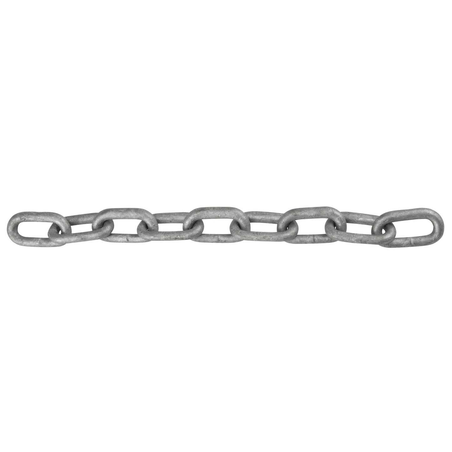 Straight Link Chain, Low Carbon Steel, 1/8" x 1000' (304.8 m) L, Grade 30, 400 lbs. (0.2 tons) Load Capacity