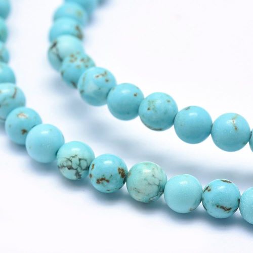 Magnesite Blue Turquoise Gemstone Bead