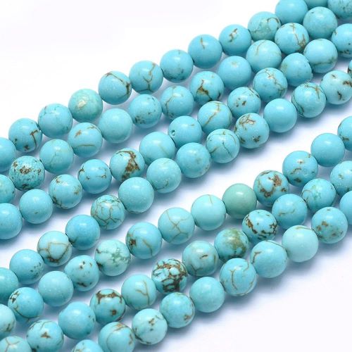 Magnesite Blue Turquoise Gemstone Bead