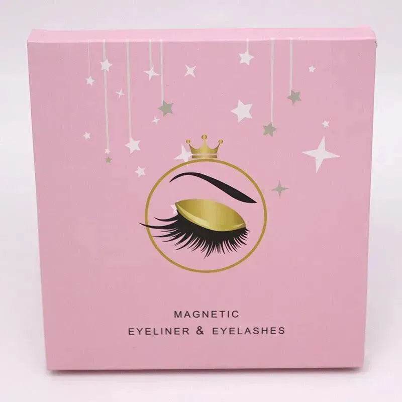 Magnetic Eyelashes Eyeliner Set Long Lasting False Mink Waterproof Eye Lashes Extension Reusable Beauty Makeup Tool