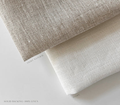 Fabric Swatch - Light Natural Linen