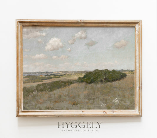 Impression d'art Paysage Pastel Doux Vintage L0218