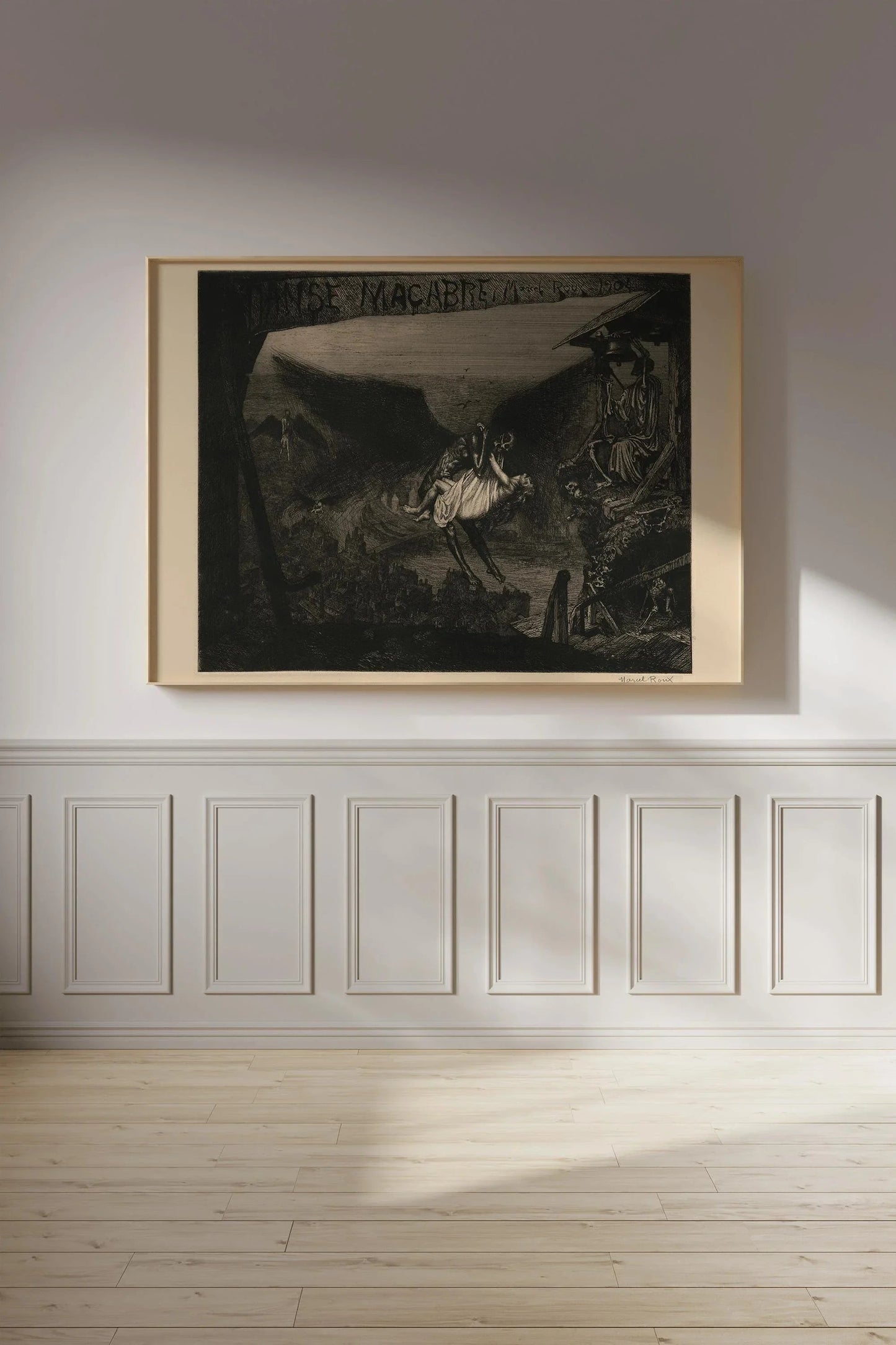 Danse Macabre Giclee Print: Terrifying Symbolist Art, Marcel Roux