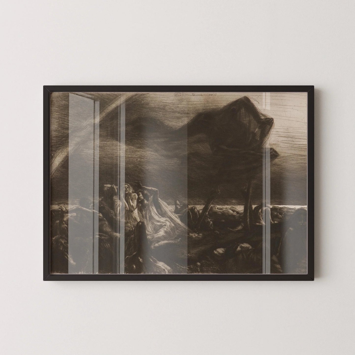 Marcel Roux Faucheuse Art Print: Symbolist Reaper Giclee
