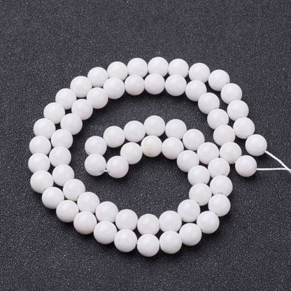 Mashan White Jade Gemstone Bead