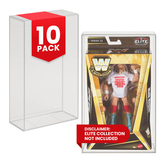 Mattel WWE Legends Series 22 EVORETRO PET Protectors (0.40 mm, 10-Pack)