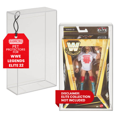 Mattel WWE Legends Series 22 EVORETRO PET Protectors (0.40 mm, 10-Pack)