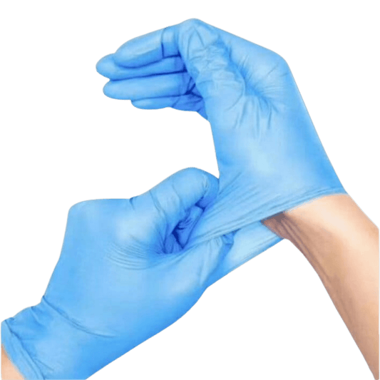 Medium Blue Vinyl Gloves