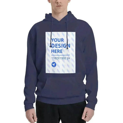Men's Polyester Fleece Hooded Sweatshirt