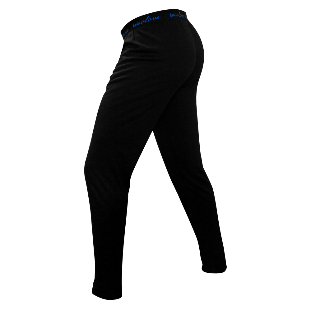 Men's 100% Merino Wool Long Underwear Base Layer Leggings 190 GSM - Midweight