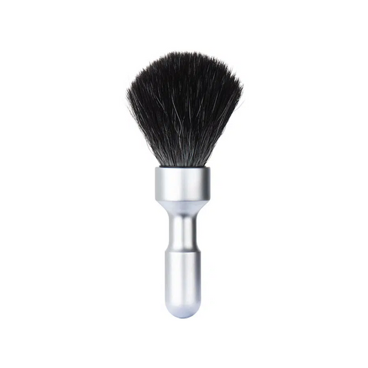 Blaireau de rasage MERKUR 1700 en poil synthétique végétalien, chrome mat