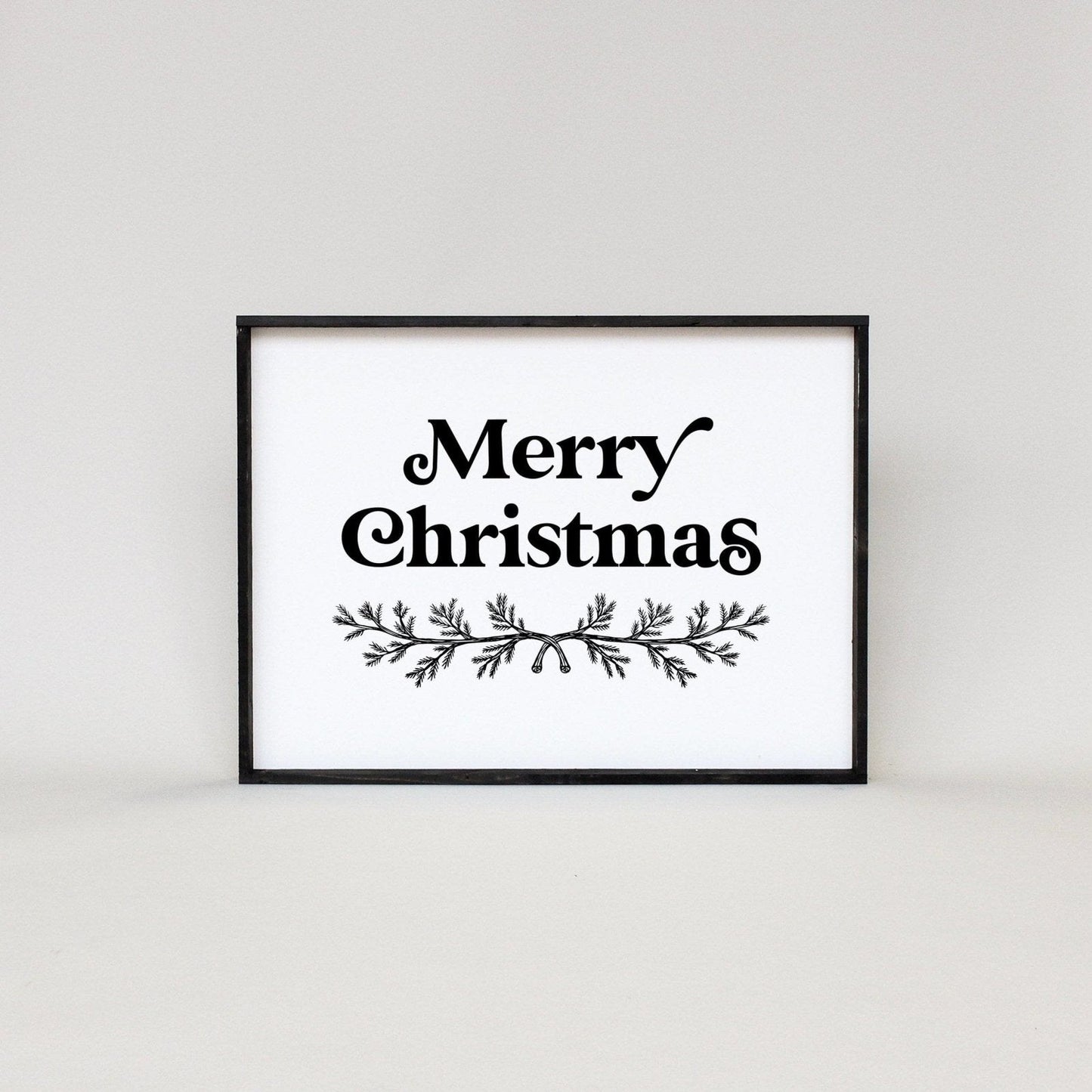 Merry Christmas Large Wood Sign