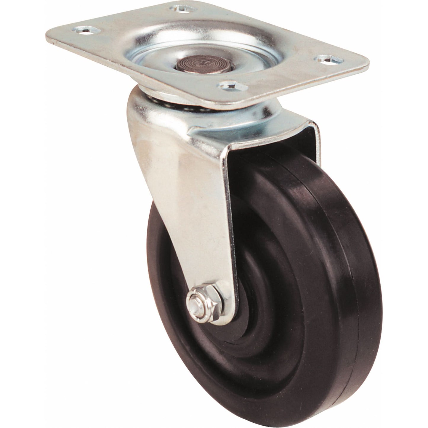 Light-Duty Caster, Swivel, 4" (101.6 mm), High Temp. Phenolic, 250 lbs. (113 kg.)