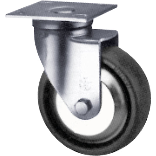 Heavy-Duty Caster, Swivel, 5" (127 mm), Neoprene, 550 lbs. (249.5 kg.)