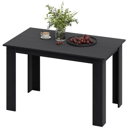 Spencer 47" Dining Table for 4-6 People-Black