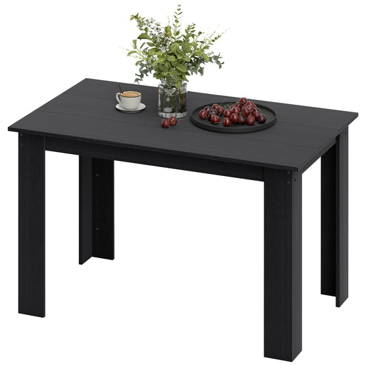 Table de salle à manger Spencer 47" pour 4 à 6 personnes - Noire