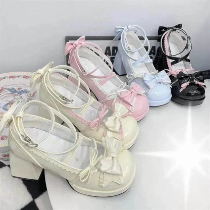 Mid Heel Platform Cute Single-layer Shoe Kid s Lolita Shoes