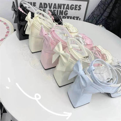 Mid Heel Platform Cute Single-layer Shoe Kid s Lolita Shoes