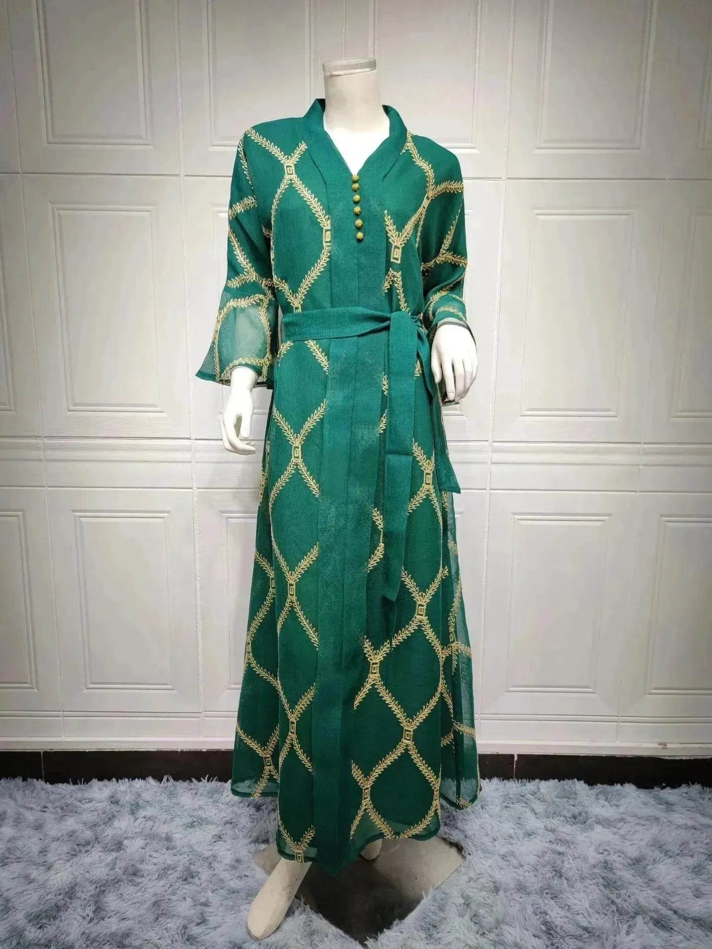 Middle East Arab  Temperament Gauze Dress