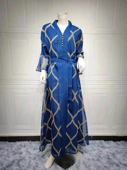 Middle East Arab  Temperament Gauze Dress