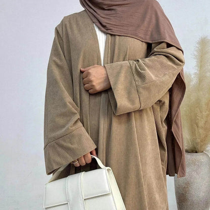 Middle East Dubai Turkey Autumn And Winter Cardigan Dress