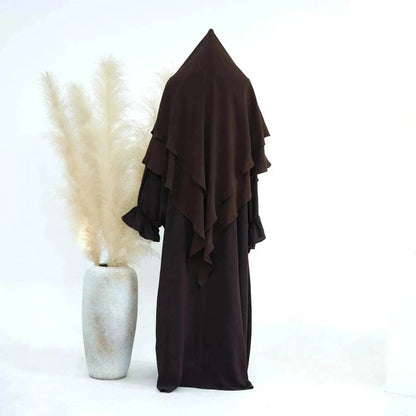 Middle East Dubai Turkey Solid Color Dress Leisure