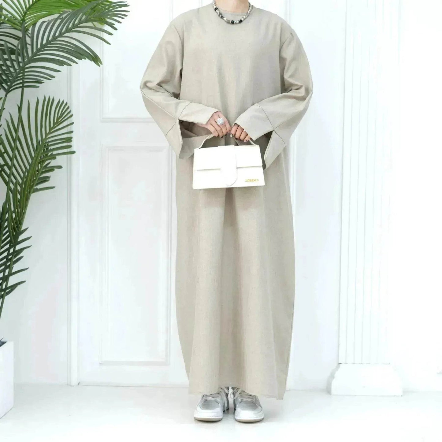 Middle East Turkey Loose Plus Size Elegant Dress Robe