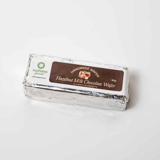 Gaufrette artisanale chocolat au lait et noisettes