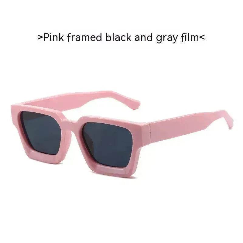 Thick Frame Sunglasses - Minimalist And Versatile