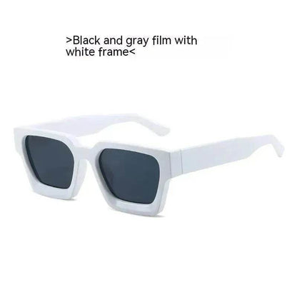 Thick Frame Sunglasses - Minimalist And Versatile