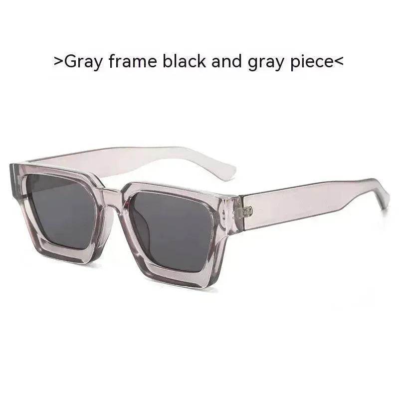 Thick Frame Sunglasses - Minimalist And Versatile