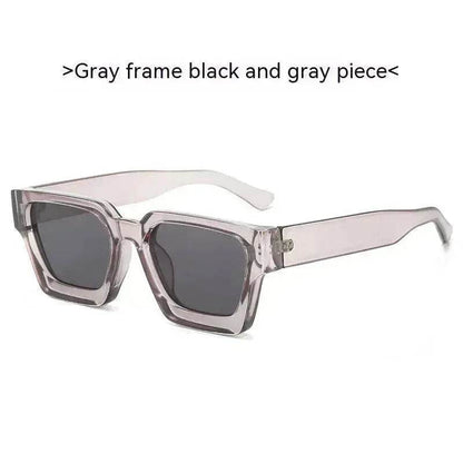Thick Frame Sunglasses - Minimalist And Versatile