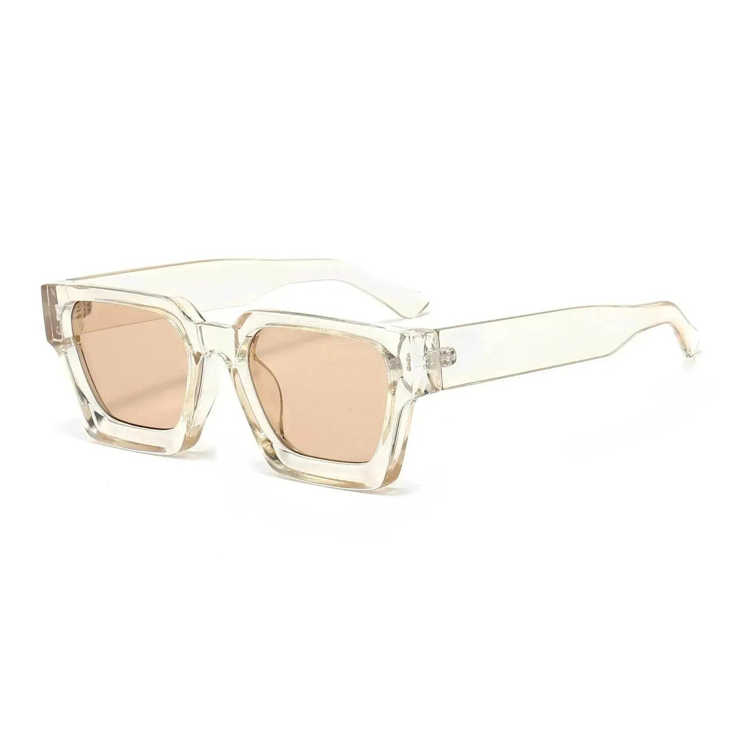 Thick Frame Sunglasses - Minimalist And Versatile