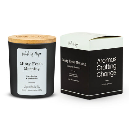 Minty Fresh Morning Candle | Eucalyptus + Spearmint