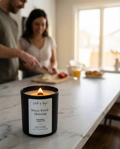 Minty Fresh Morning Candle | Eucalyptus + Spearmint