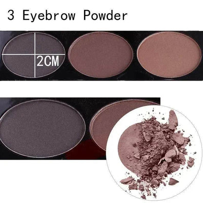 MISS ROSE 144 color 3 color 3 Color Eyeshadow blush eyebrow makeup kit