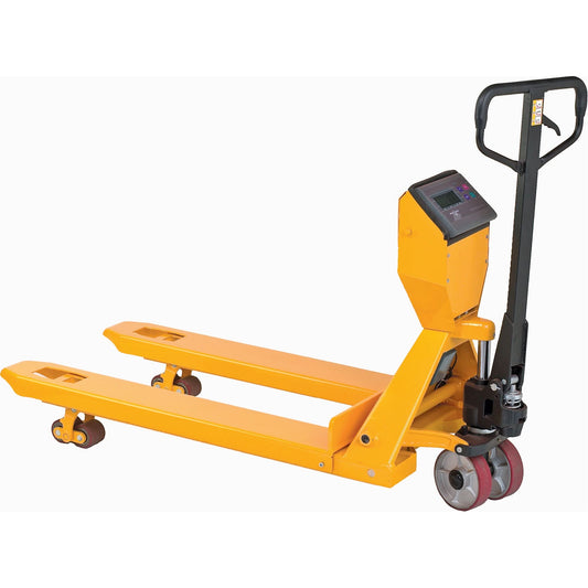 Transpalette peseur, 70 cm L x 70 cm l, Cap. 2268 kg