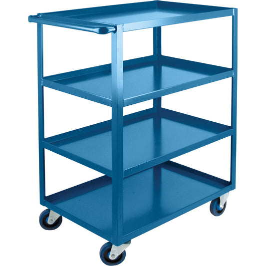 Heavy-Duty Shelf Carts, 4 Tiers, 24" W x 48" H x 39" D, 1200 lbs. Capacity