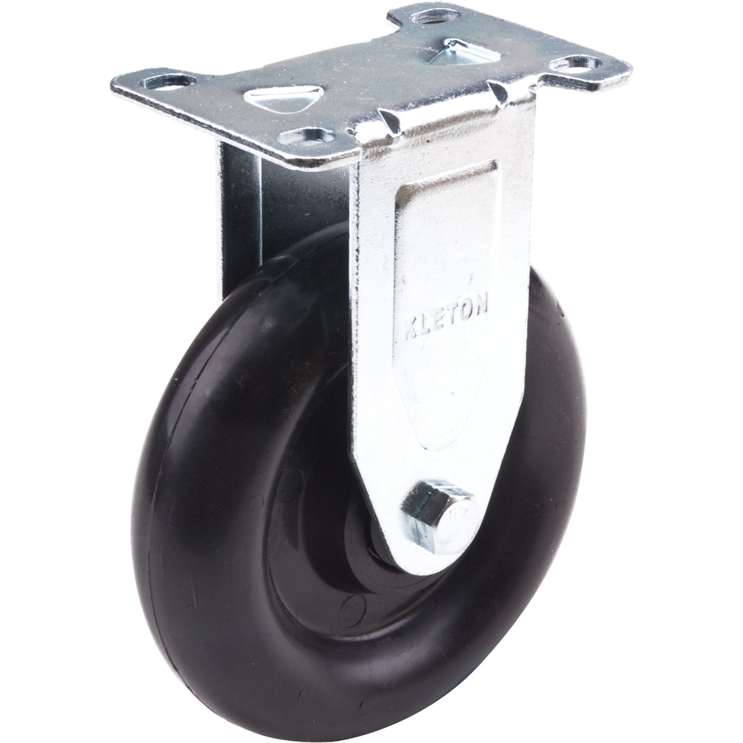 Caster, Rigid, 5" (127 mm), Polyolefin, 250 lbs. (113 kg.)