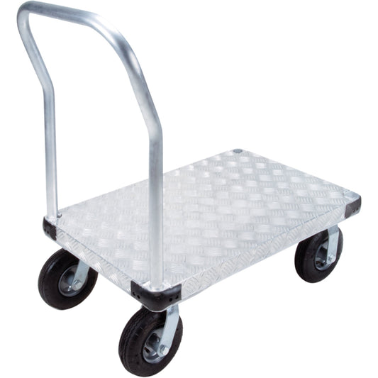 Chariot à plateforme en aluminium