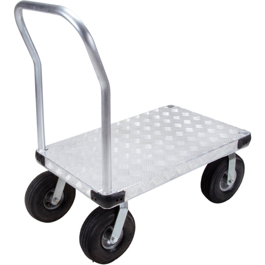 Chariot à plateforme en aluminium