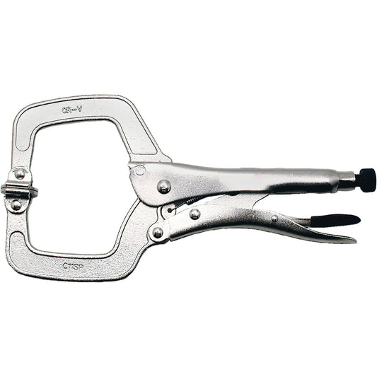 Pince-étau en C très robuste avec patin pivotant, capacité de 279 mm (11 po)