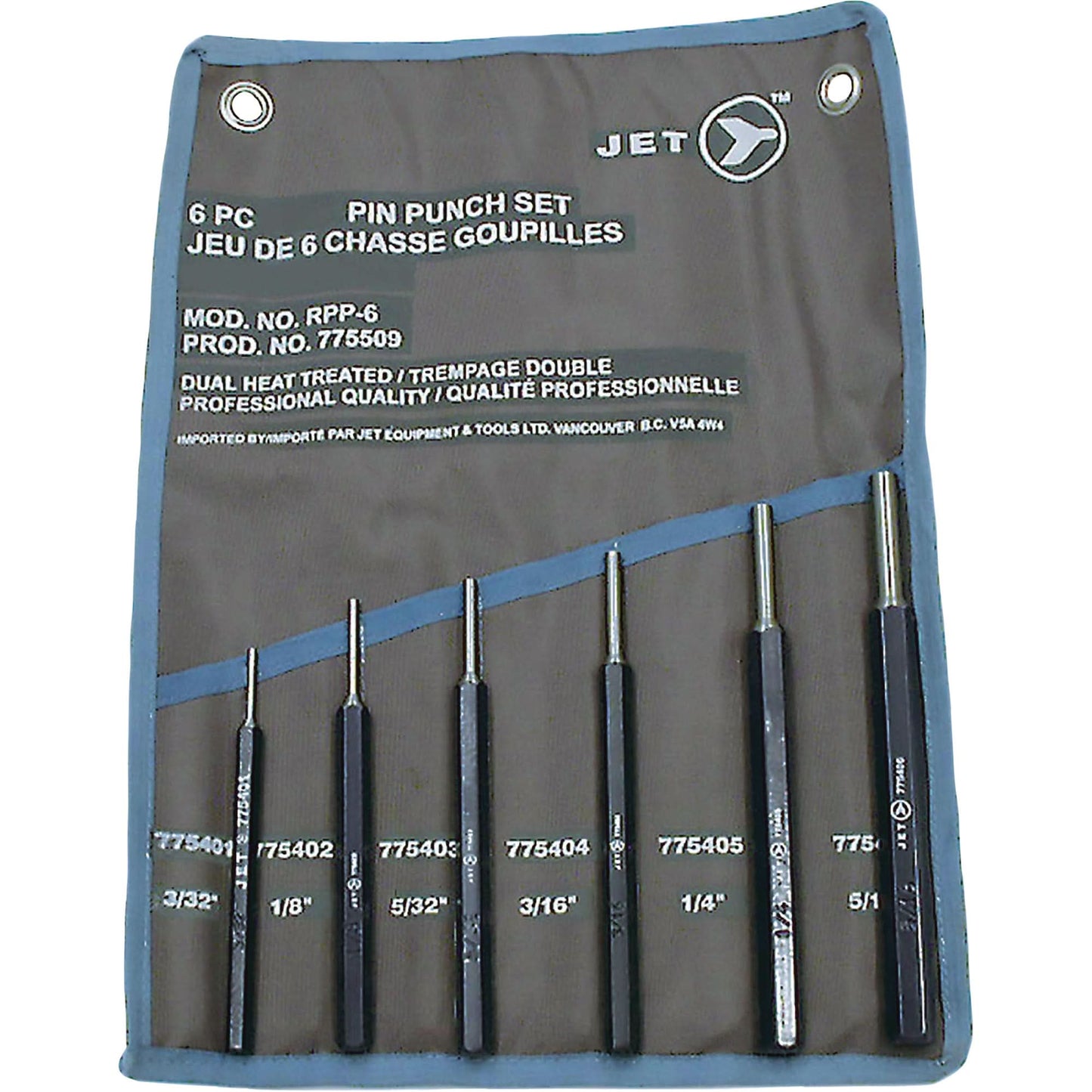 PP-6S Pin Punch Set, 6 Pieces