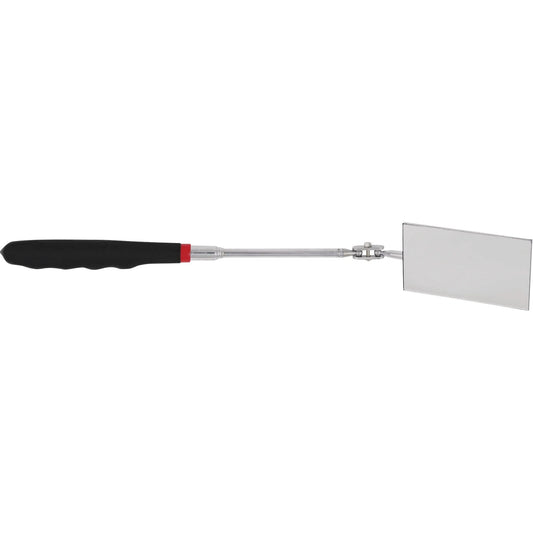 Large Face Telescopic Mirror, 2-1/8" H x 3-3/8" W, Rectangular, 11" - 15-1/2" Handle