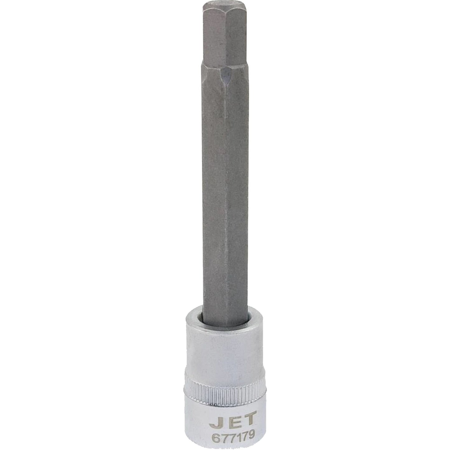 Bit Socket, Hex, 10 mm x 4" L, 3/8" Drive
